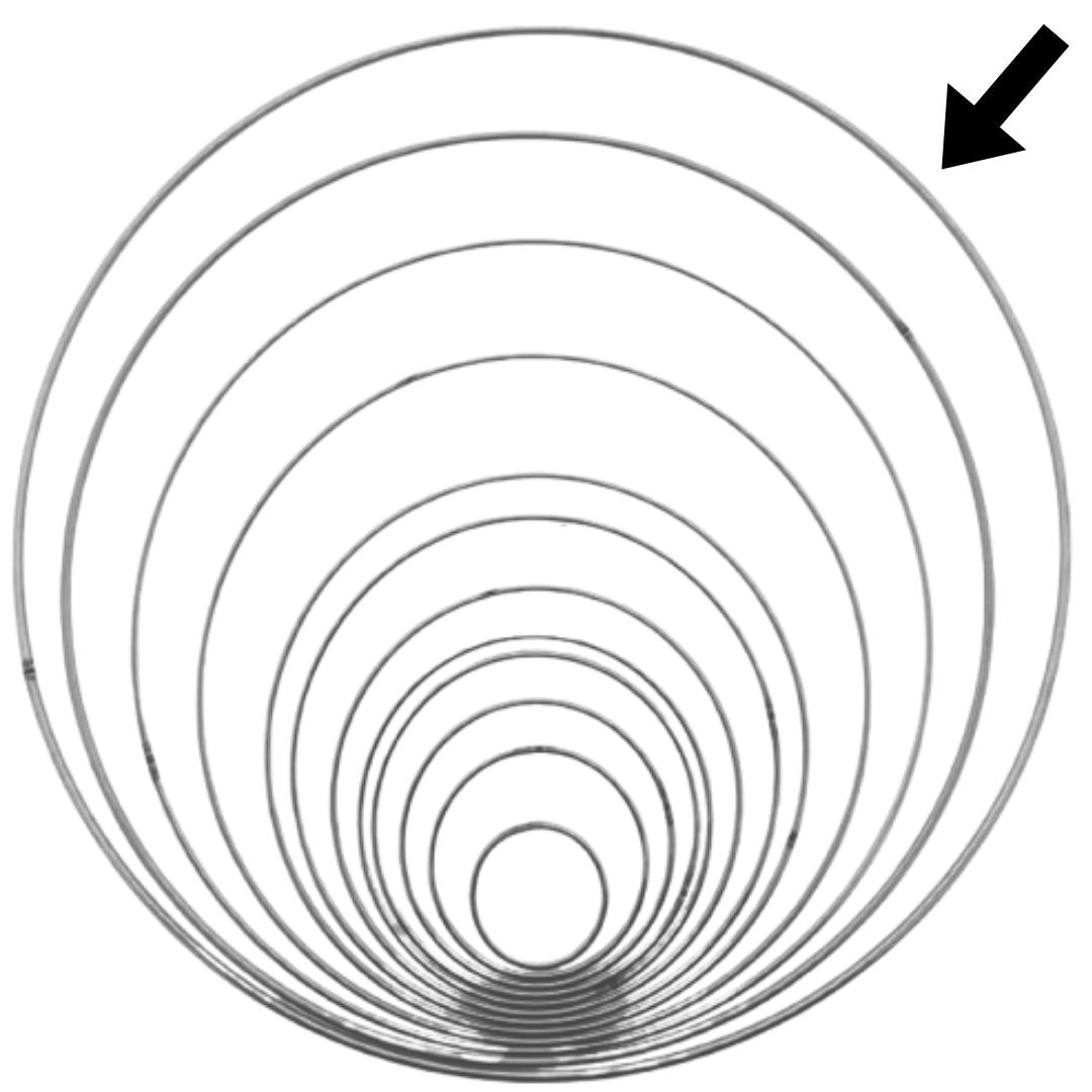 Metal Ring Blank d: 40cm