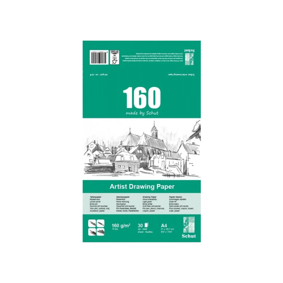 Schut Artist Drawing Paper A4 160gsm 30 sheets