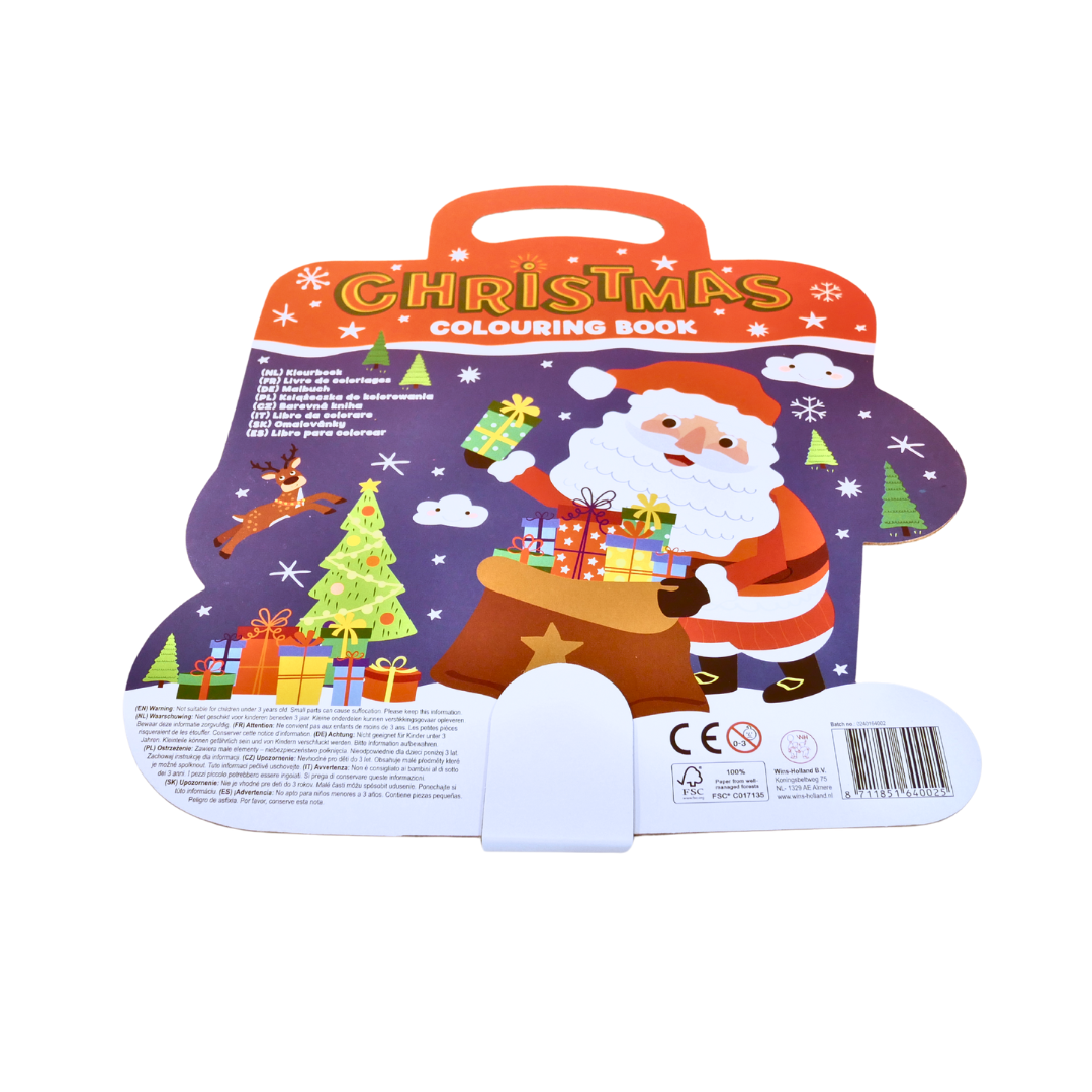 Wins Kleurboek met handvat Kerst