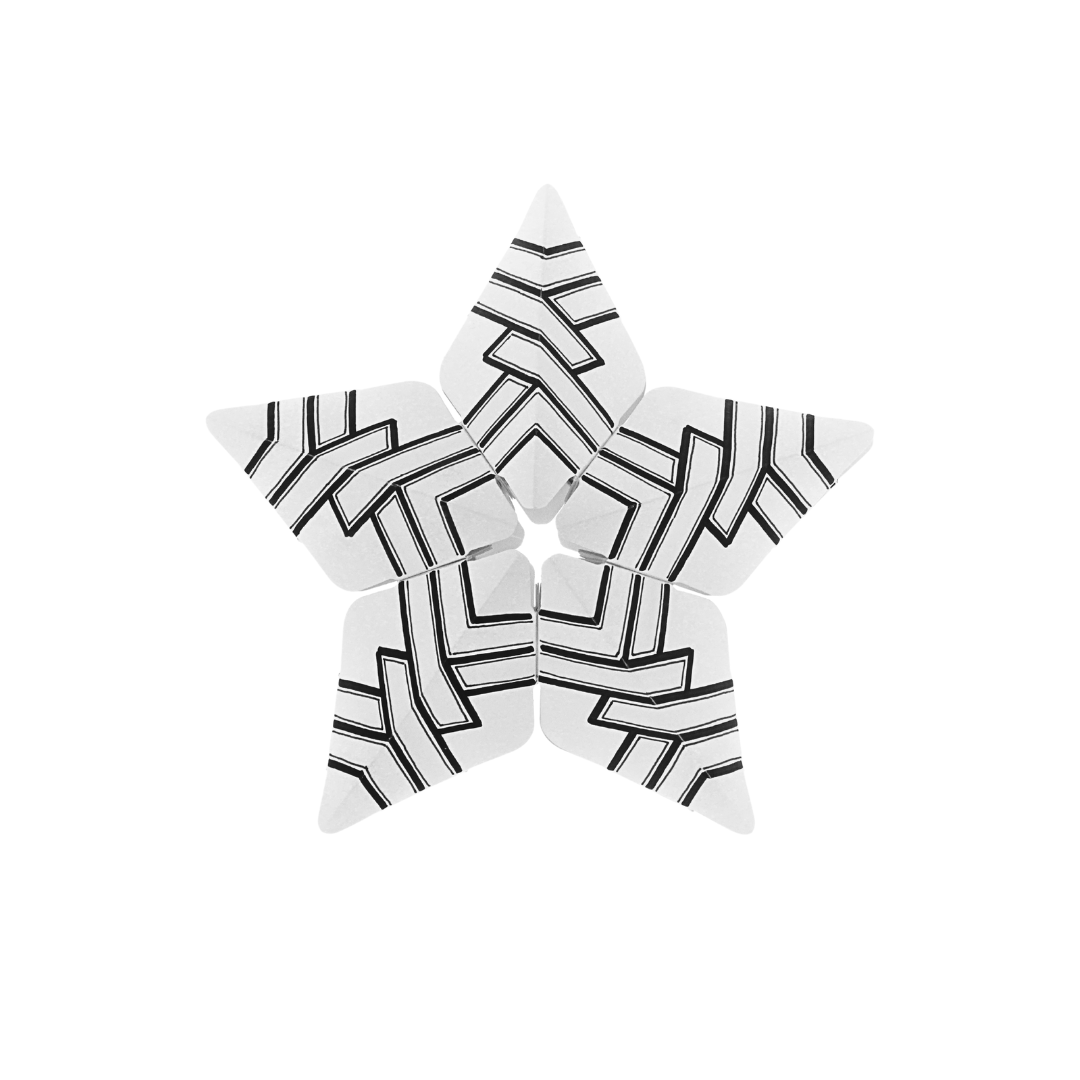 Sheedz Lampenform-Weihnachtsstern Weiß