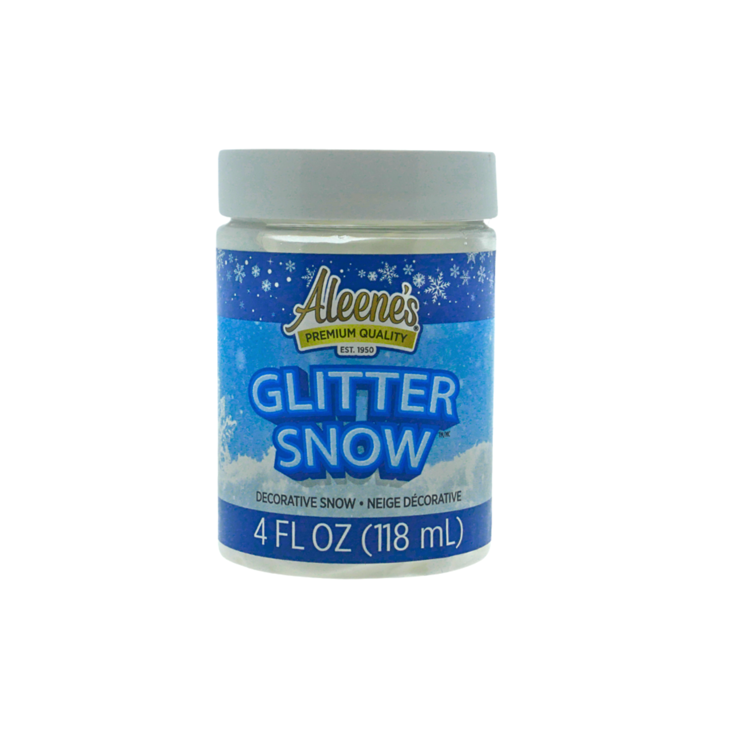 Aleene's Glitter Snow 118 ml Glitter White
