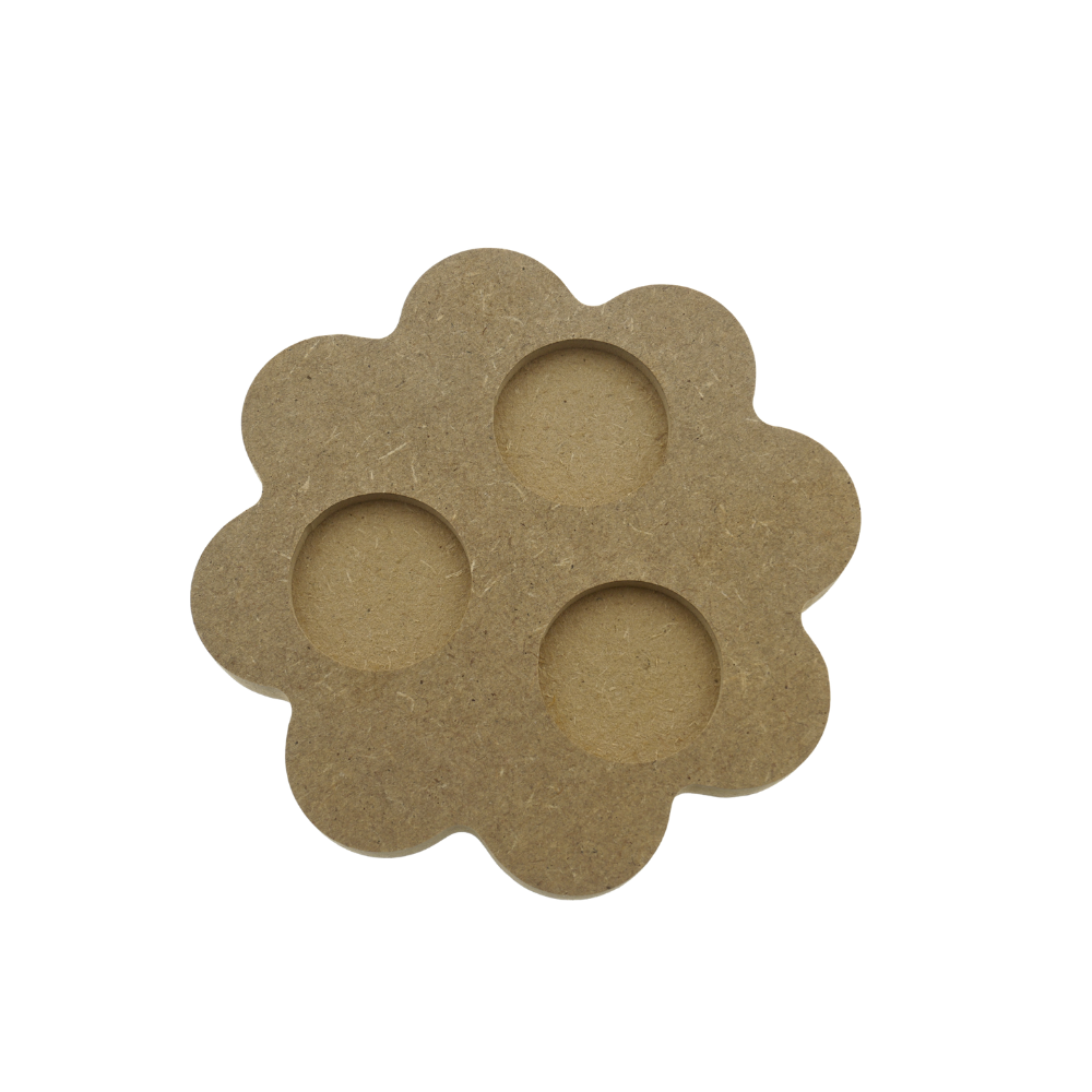 Gomille MDF 3 Teelichthalter Blume 15x15 cm