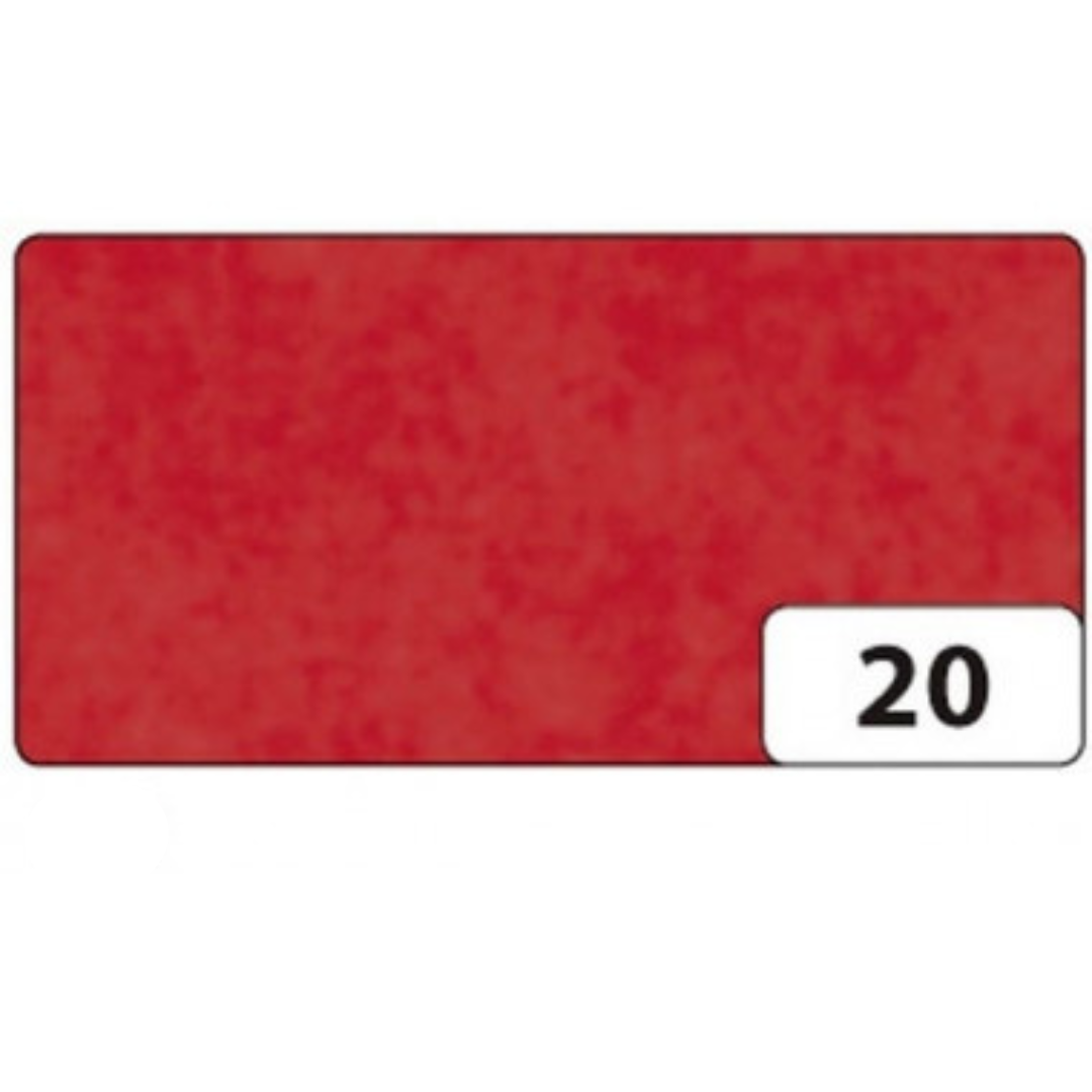 Folia Kite Paper - 20 rolls - 70x100 cm - Red