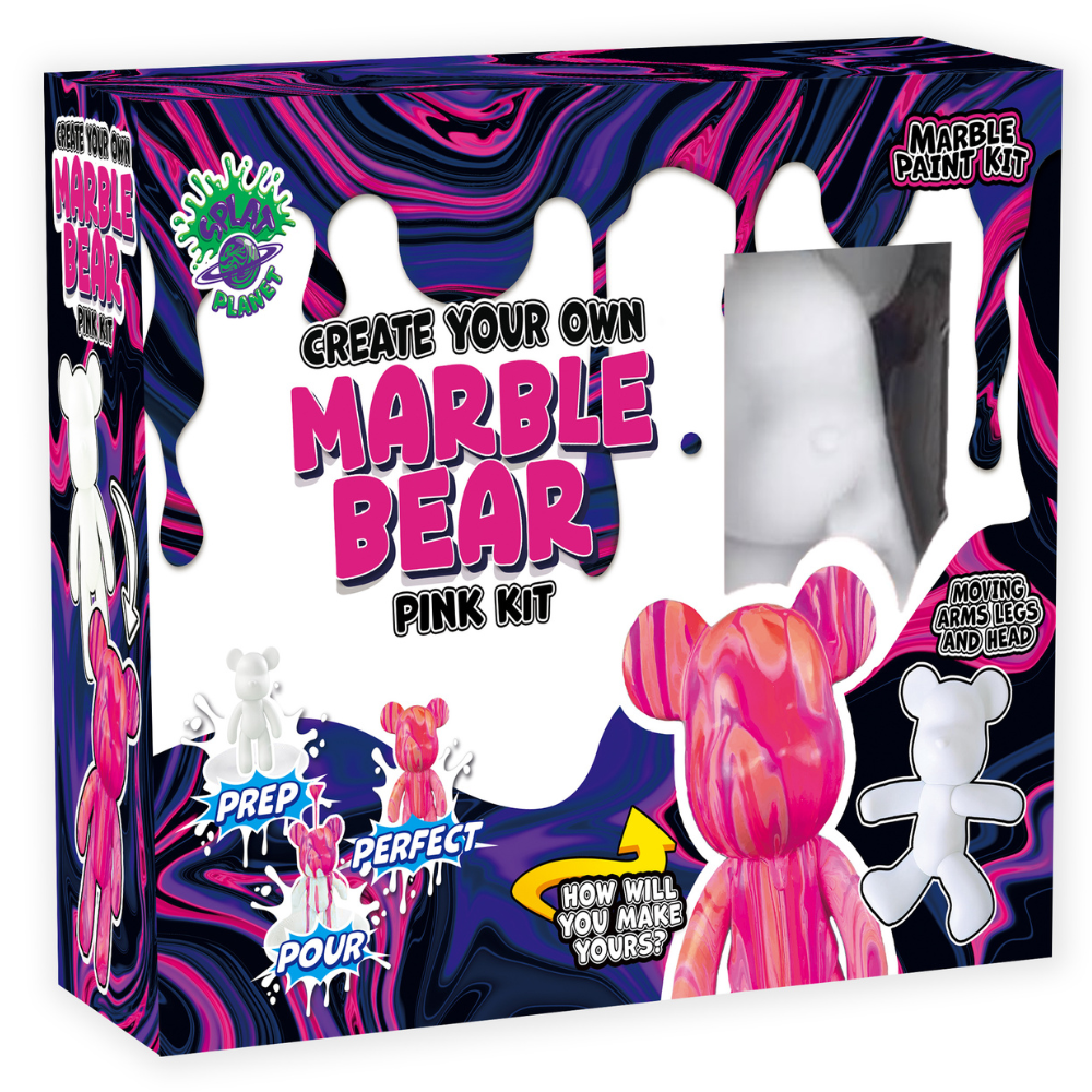 Splat Planet Pink Marmer Set Beer 24 x 30 x 10 cm