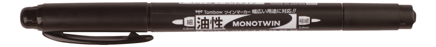 Tombow Mono Permanent Marker Twin Black