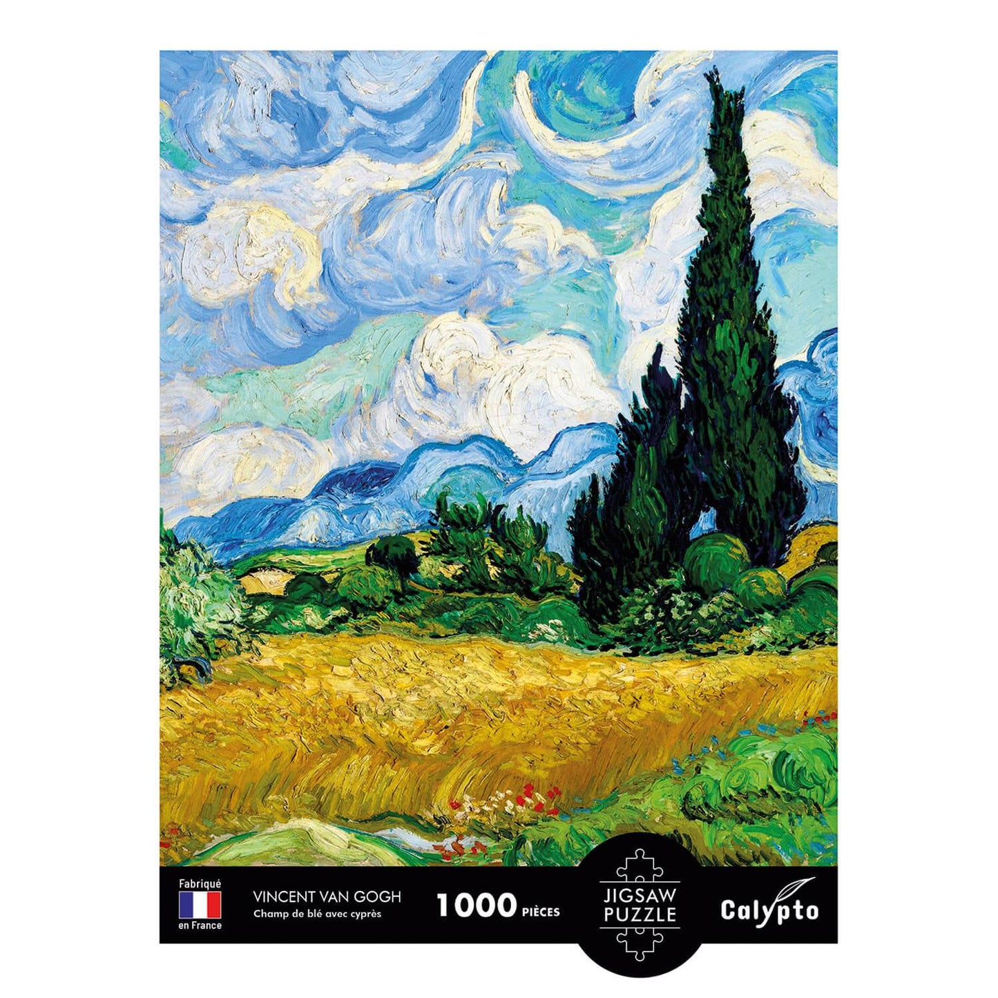 Sentosphère Puzzle Vincent van Gogh Kornfeld 1000 Teile