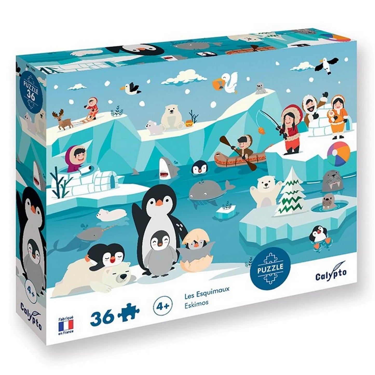 Sentosphère Puzzle Eskimos 36 Teile