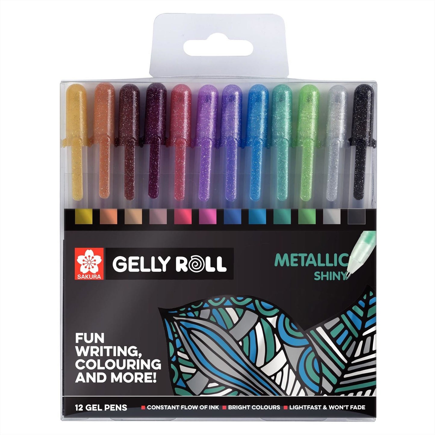Sakura Gelly Roll Gel Pen Set Metallic 12 stuks