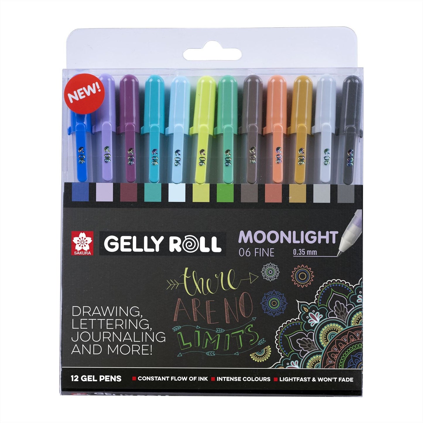 Sakura Gelly Roll Gelstift-Set Moonlight 12 Stück