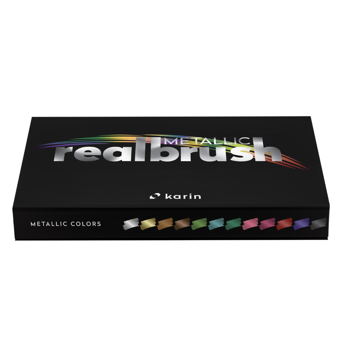 Karin Realbrush Metallic Set 12 Farben