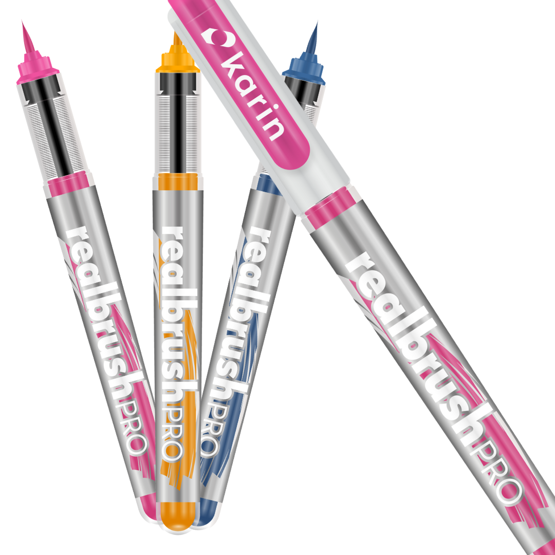 Karin Realbrush PRO Aquarellmarker 6172 Neon Violet