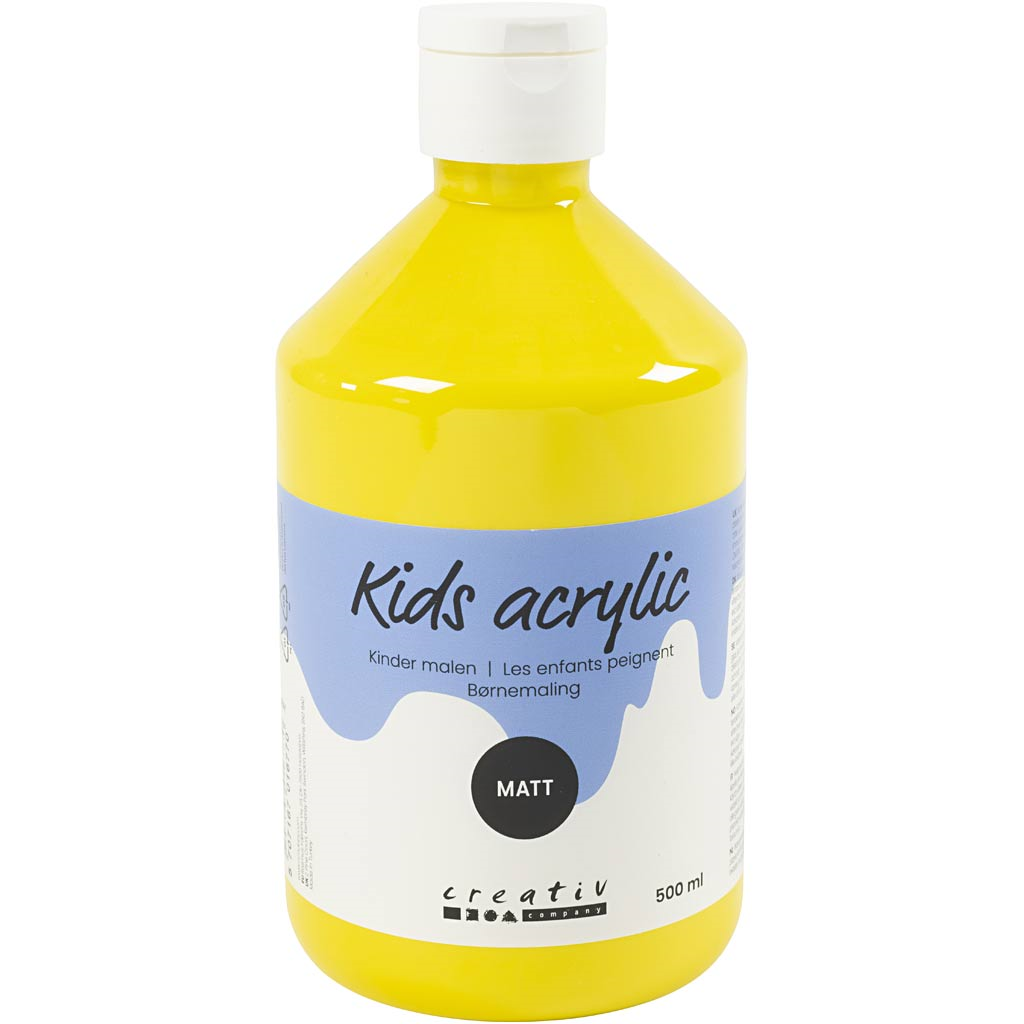 CC Acrylfarbe Matt Primärgelb 500 ml