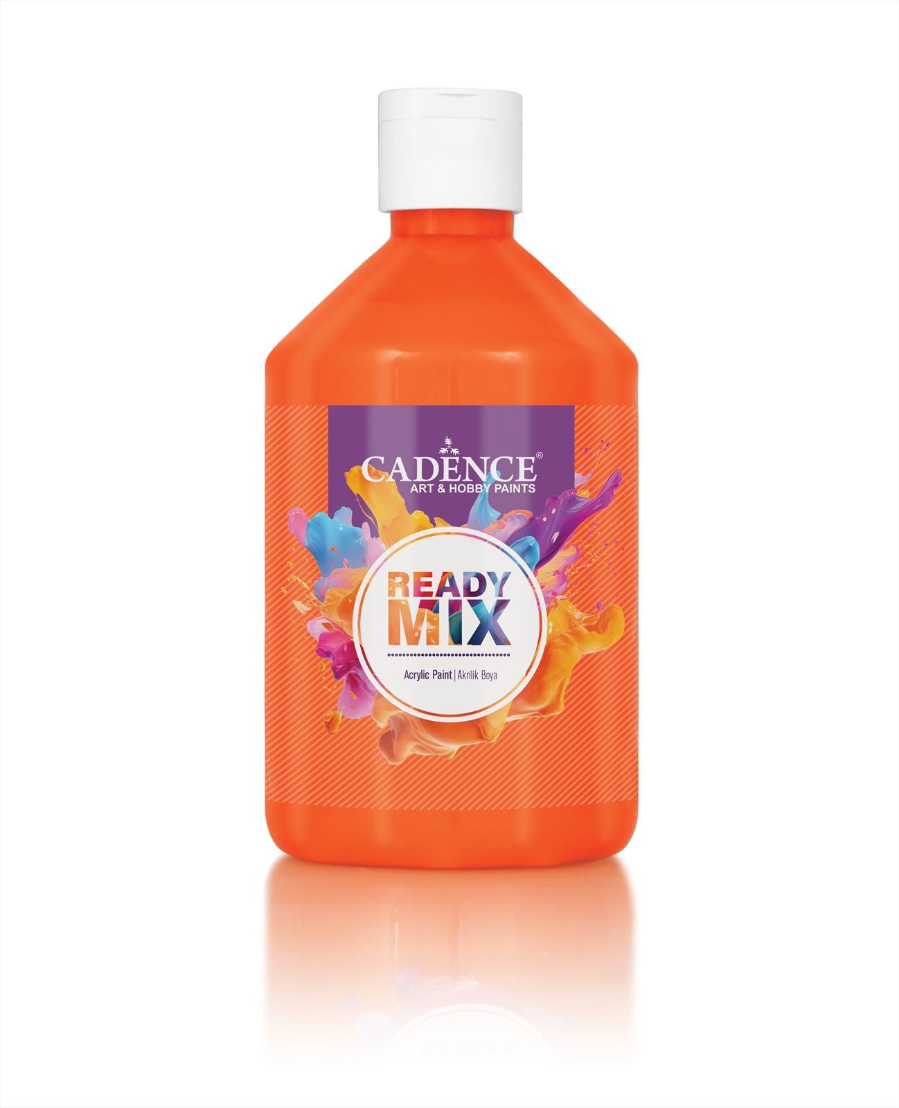 Cadence Ready Mix Acrylfarbe Matt 500 ml Orange