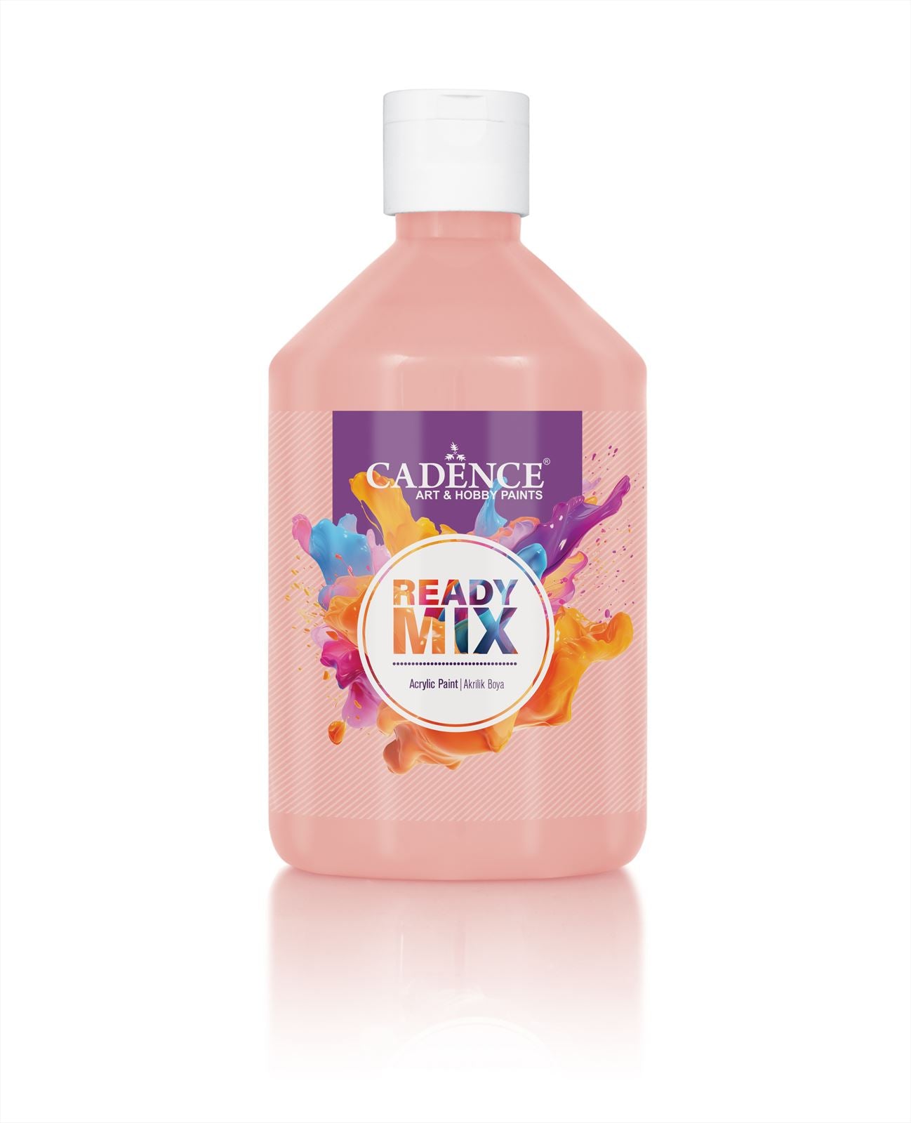 Cadence Ready Mix Acrylfarbe Matt 500 ml Rosa