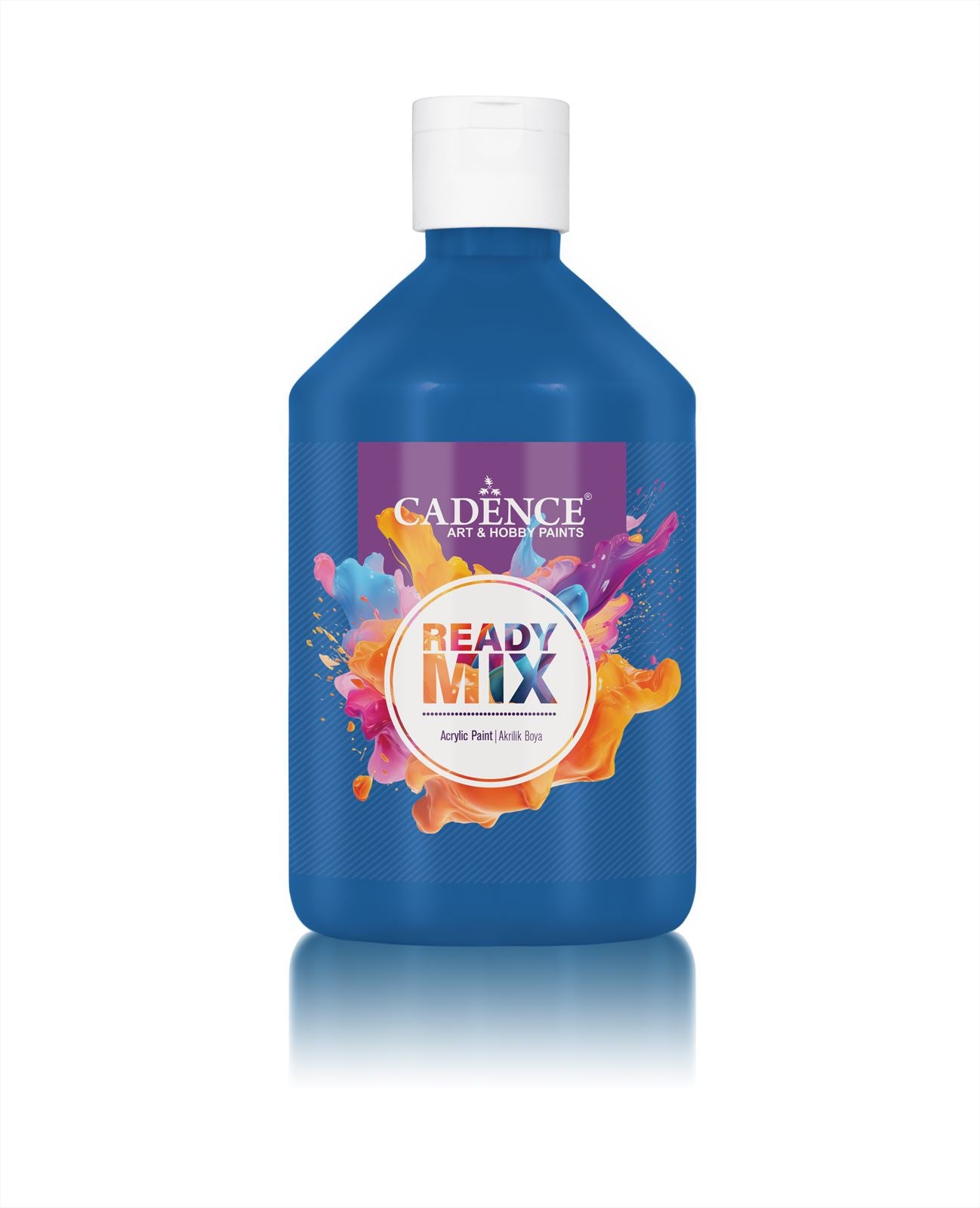 Cadence Ready Mix Matte Acrylic Paint 500 ml Blue