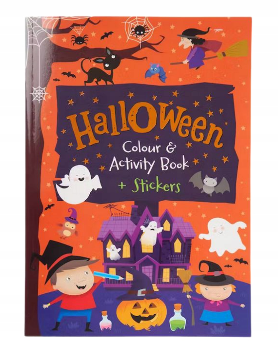 Wins Halloween kleur- en Activiteiten boek met Stickers
