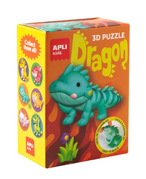 Apli Puzzle Drachen Orange