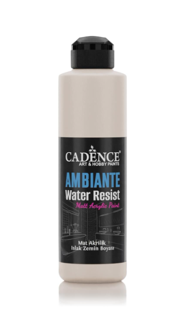 Cadence Ambiante Waterbestendige Matt Acrylverf 250 ml Sandstone + 10 gr Catalyst