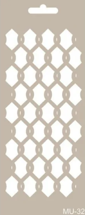 Cadence Mixed Media Stencil MU32 10x25cm Mesh