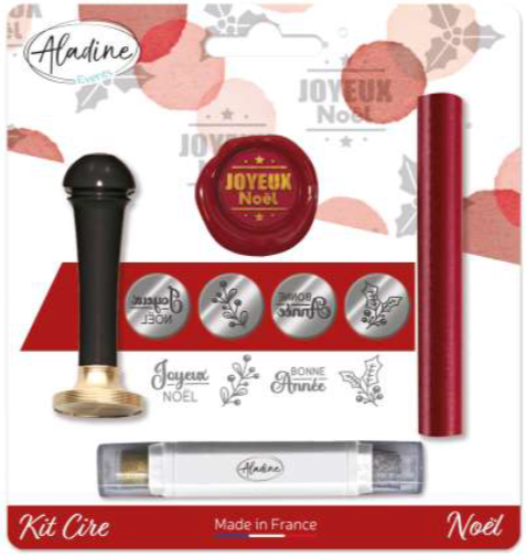 Aladine Siegellack-Set Weihnachten