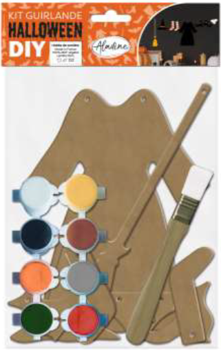 Aladine DIY Halloween Set Hexe Bemalen