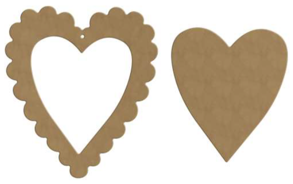Gomille Duo Frame Hart 20x22 cm