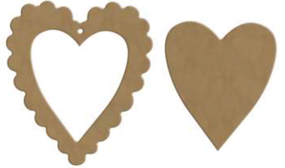 Gomille Duo Frame Hart 13 x 14 cm