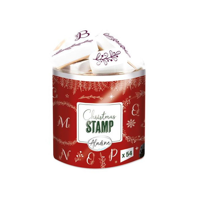 Aladine Stempels Alfabet Kerst