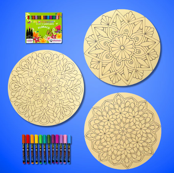 LOC Paint Set Mandala 3 pieces