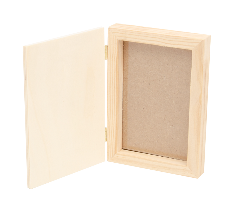 Hölzerner Bilderrahmen 12 x 17 x 2,3 cm