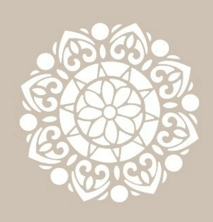 Cadence Sjabloon Mandala YB03 22x22 cm