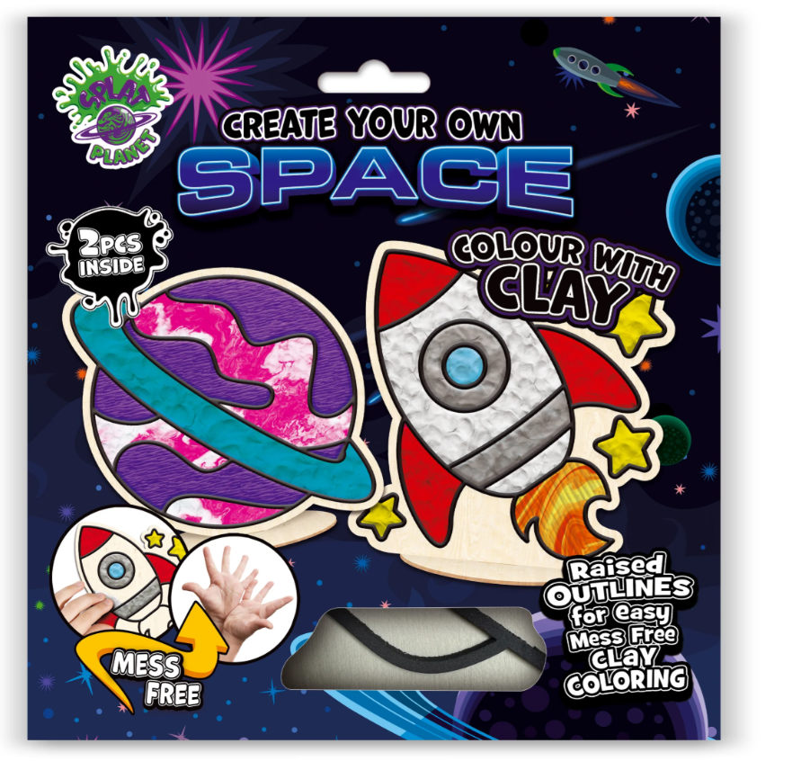 Splat Planet Knet-Malset Weltall 24 x 23,7 x 2,7 cm