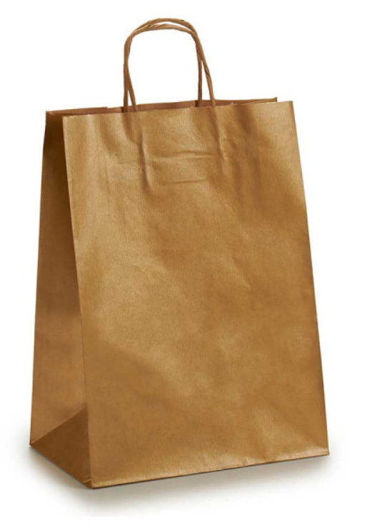 Pincello Kraftpapiertüte Gold Klein