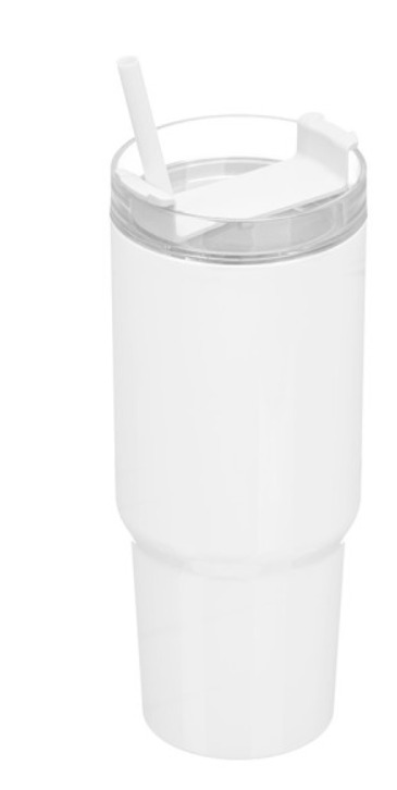Kinvara Drinkfles Met Rietje 450ml Wit