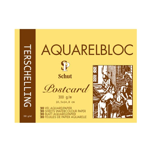 Schut Terschelling Aquarelpapier Postkaarten 10x15 cm 300gr 20 vel