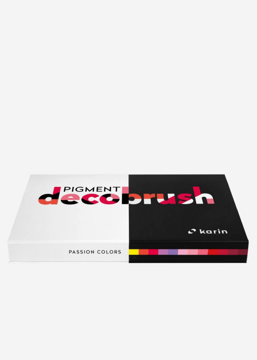 Karin Deco Brushmarker Pigment Collection 12 Stück Passion