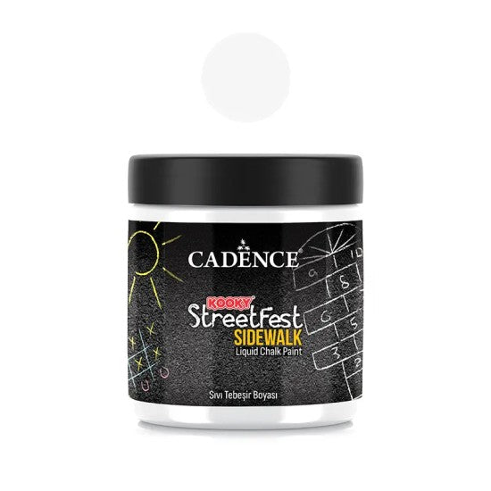 Cadence StreetFest Flüssige Straßenkreide Weiß 250 ml