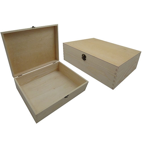 Pine Wine Box for 2 bottles 33.5x24.5x10.3 cm
