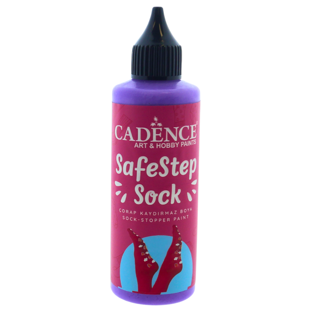Cadence SafeStep Sock-Stop Anti-Rutsch-Farbe Lila