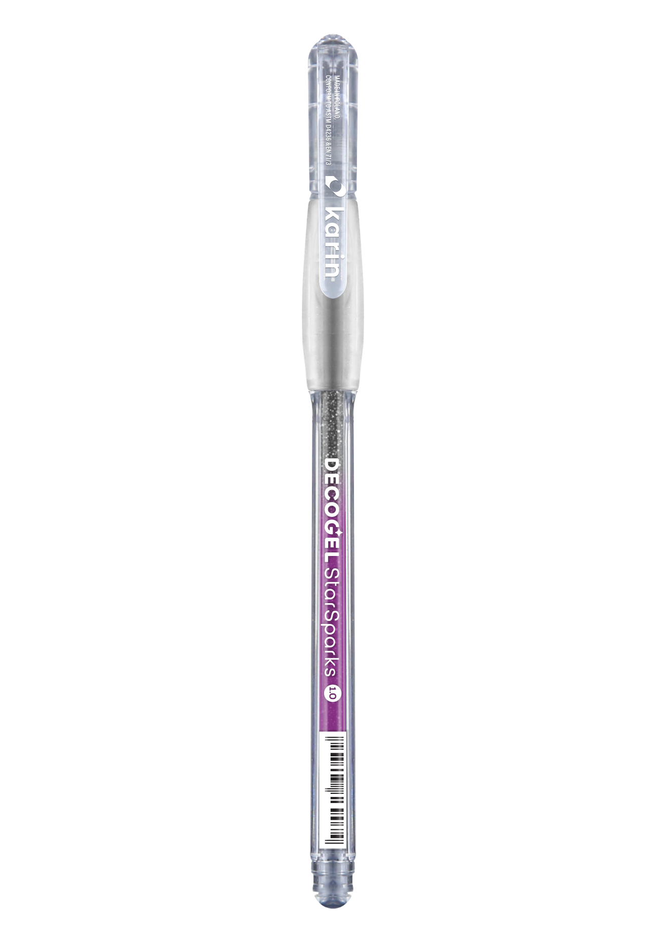 Karin Decogel 1.0 Gelschreiber Star Sparks Gray