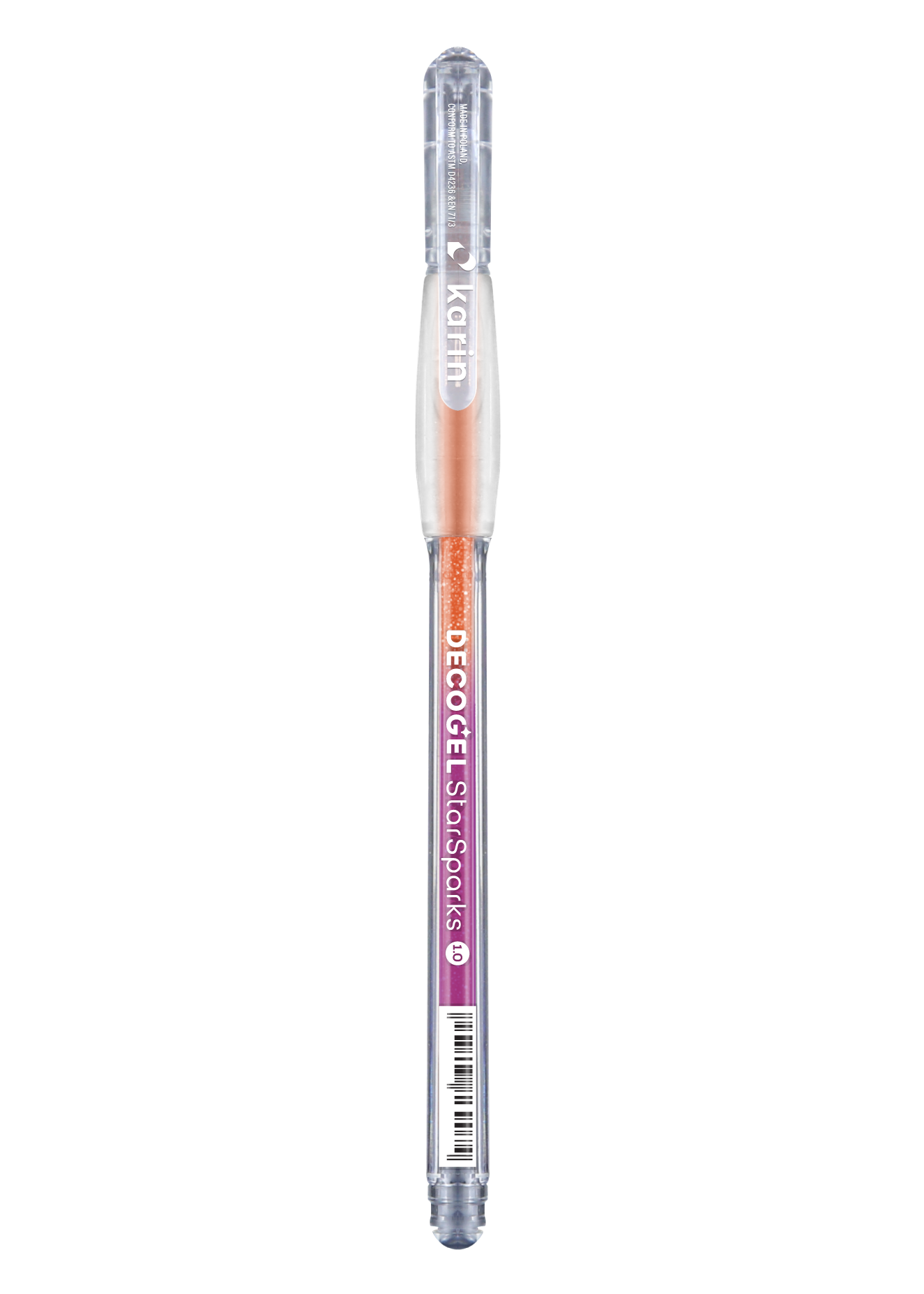 Karin Decogel 1.0 Gelstift Star Sparks Orange