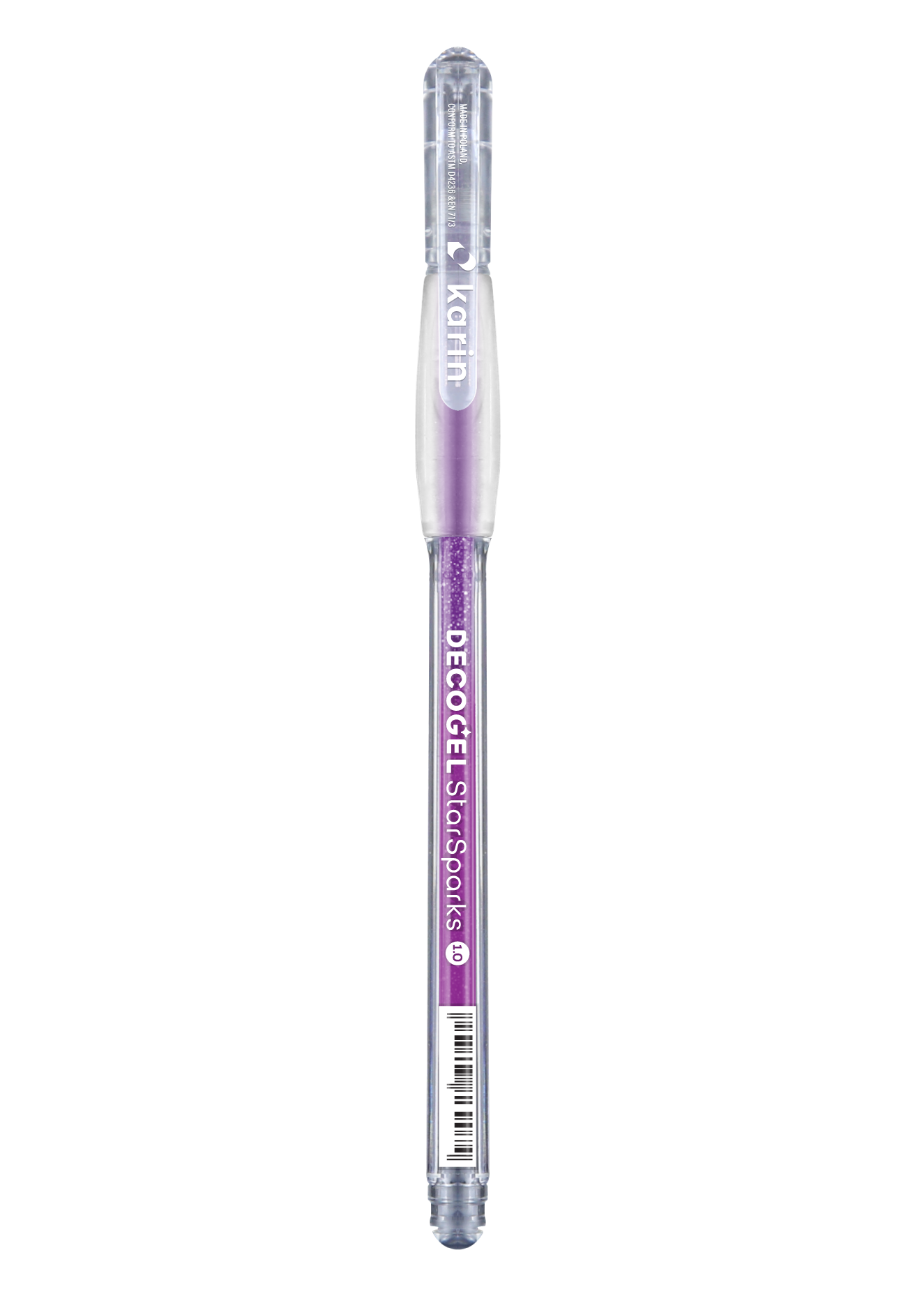 Karin Decogel 1.0 Gelstift Star Sparks P. Violet