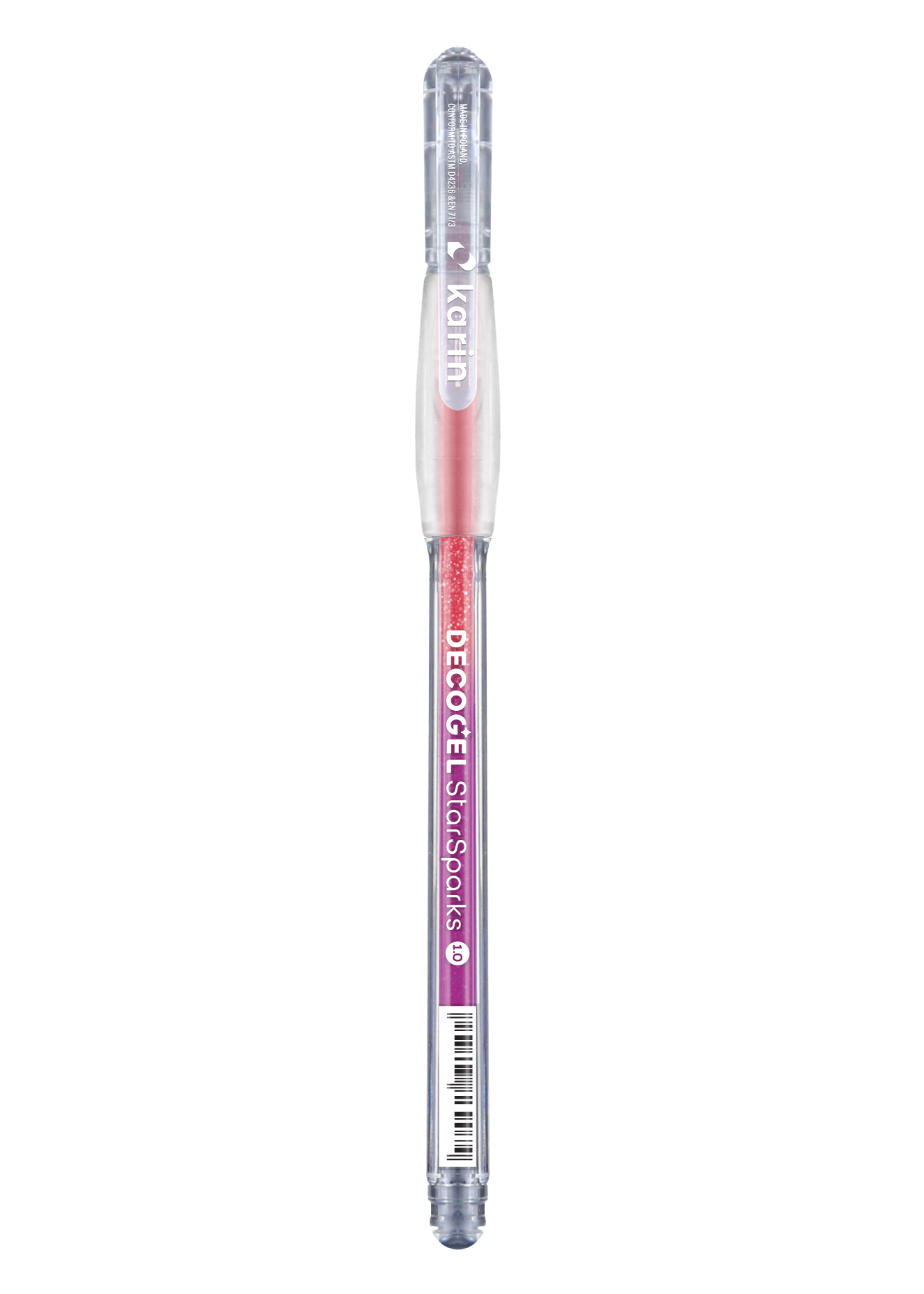Karin Decogel 1.0 Gel Pen Star Sparks Red