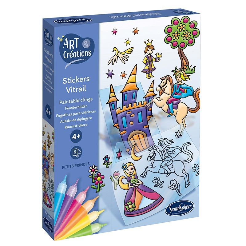 Art & Creations Raamstickers Kleuren Sprookjes