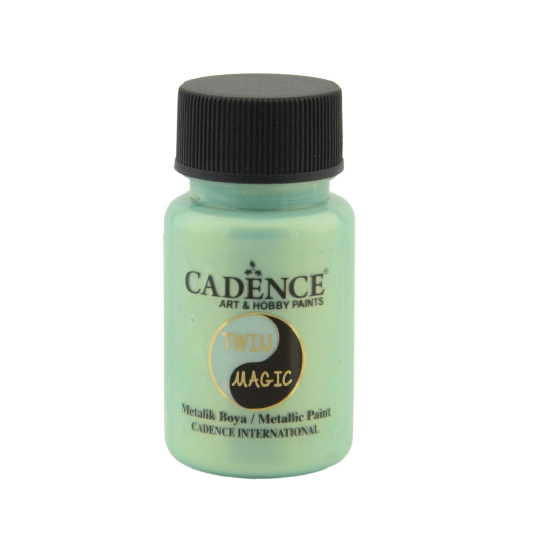 Cadence Twin Magic Acrylfarbe Metallic 50 ml Green Light Green