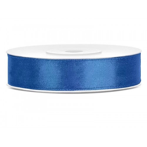 Satinband 12 mm 25 m Königsblau