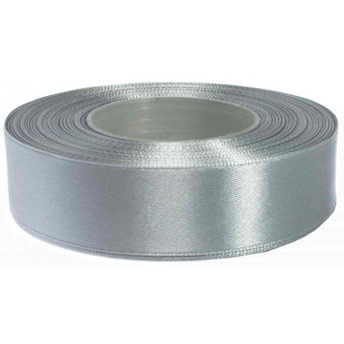 Satinband 25 mm 32 m Taubengrau