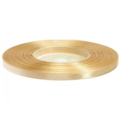 Satinband 6 mm 32 m Cappuccino