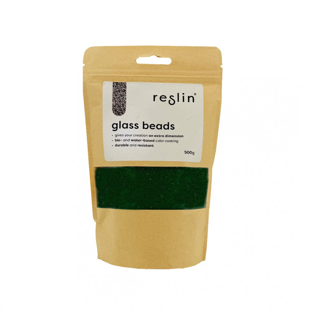 Reslin Glazen Kralen 500 gr Loofgroen