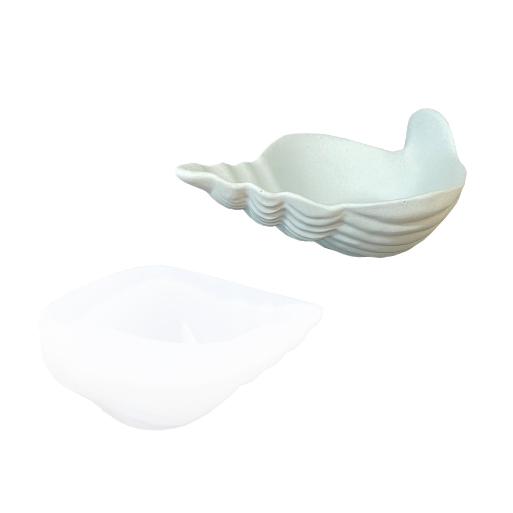 Jesmonite Silicone Mold 15x12x3.5 cm Shell Dish